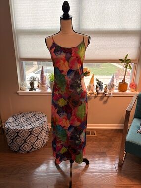 ✨Desigual (NWOT) Slim Floral Lingerie Dress Size M✨